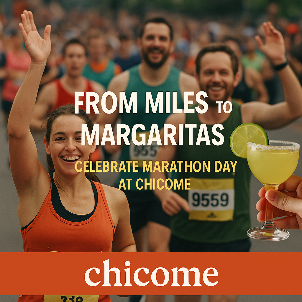 Celebrate Marathon Day at Chicome Celebrate Marathon Day at Chicome