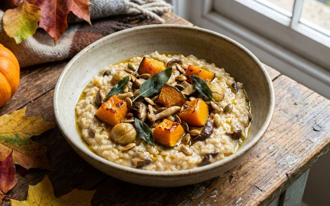 Recipe of Autumn Pumpkin Meloso Rice: Step by Step